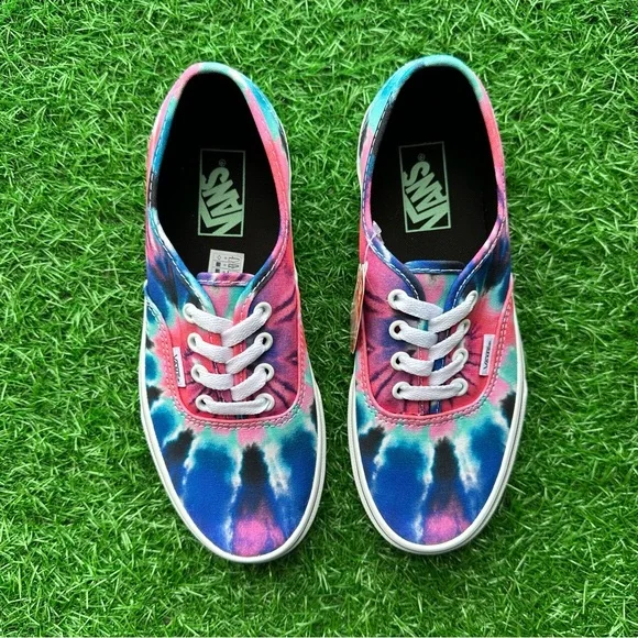 Vans Authentic Tie Dye Multi Color True White